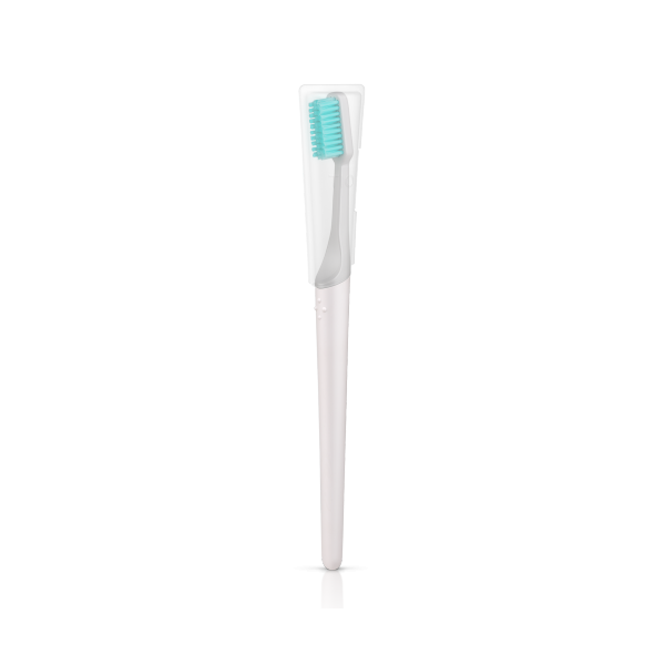 TIO Zubní kartáček (ultra soft) - oblázkově šedá - vyrobený z rostlin