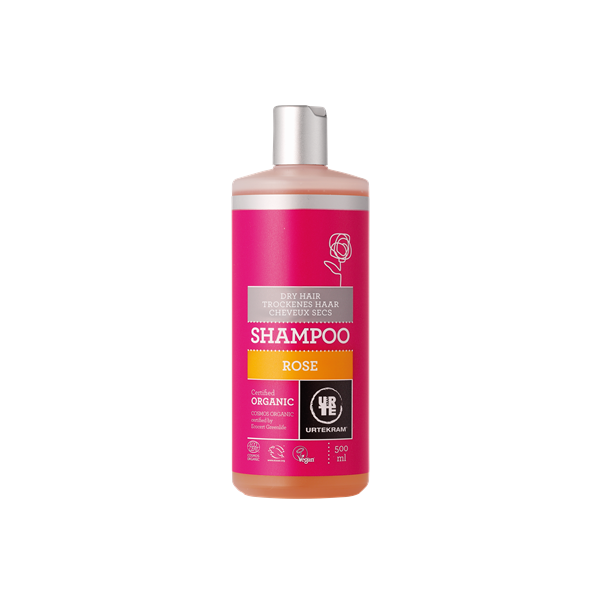 Urtekram Růžový šampon pro suché vlasy BIO (500 ml) - krásně hydratuje